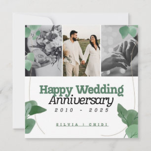 Invitations pour l'anniversaire du mariage