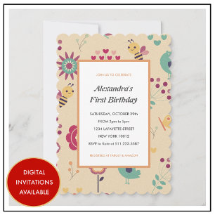 invitations pour le 1er jour de l'abeille 1er anni