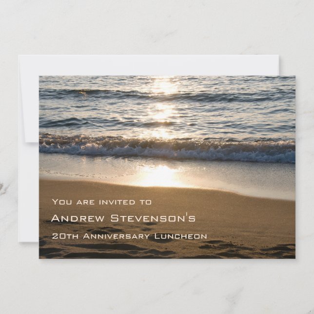 Invitations pour le déjeuner de l'anniversaire de  (Devant)