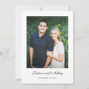 Invitations pour mariages   Beau et simple