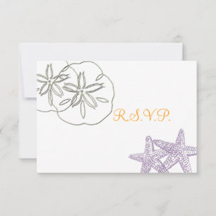 Invitations RSVP Plage