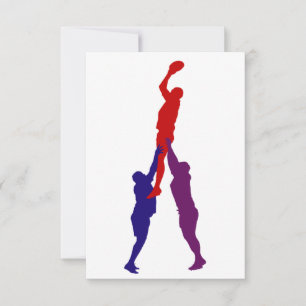 Invitations Rugby Lineout