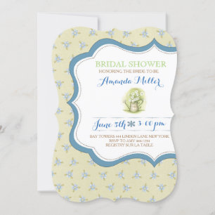 Invitations Rustique Spring Daisy Bridal Showback