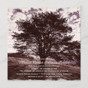 Invitations rustiques de mariage campagnard de