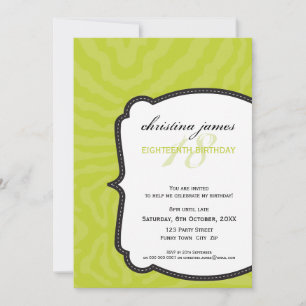 INVITATIONS SPÉCIAUX :: superbe zèbre 11P