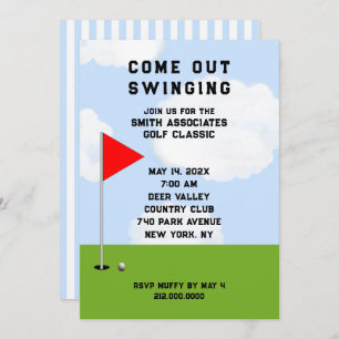 Invitations Thématiques Golf