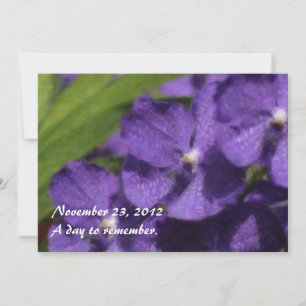 Invitations tropicales hawaïennes d'orchidée