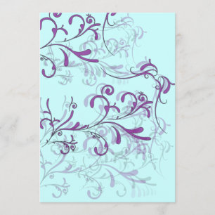 Invitations Turquoises et violentes