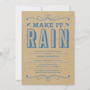 Invitations uniques de douches pour bébés