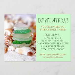 Invitations Verre et Coquillages