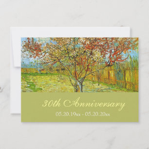 Invitations vintages à l'anniversaire de l'art flo