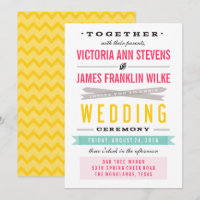 Invitations vintages de mariage de cirque