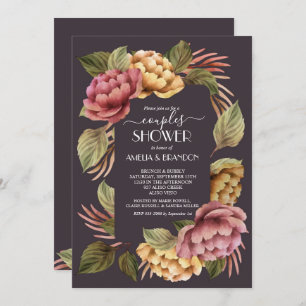 Invitations Wedding showers de couples floraux spe