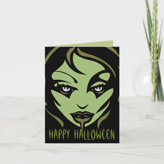Invitations Zombie Party personnalisées Cartes Hal (Devant)