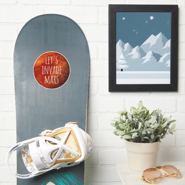 Invitons Mars Sticker (Snowboard)