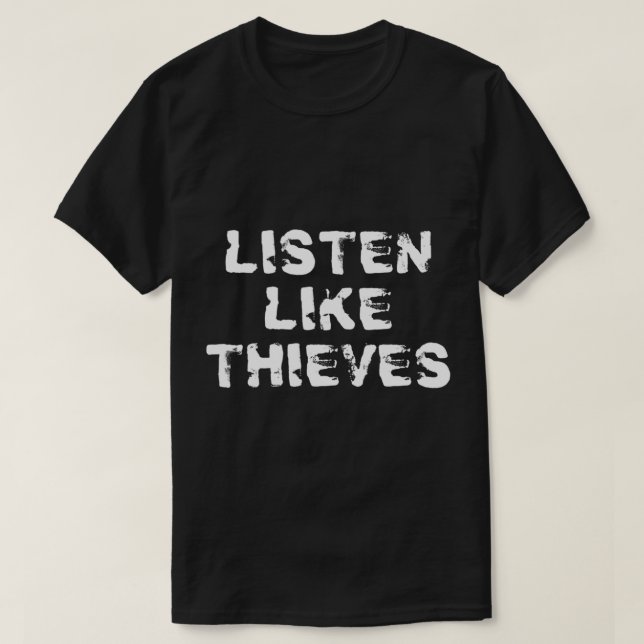 INXS. Hören Sie wie Diebe Klassischer T - Shirt (Design vorne)