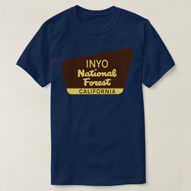 INYO NATIONALER WALD KALIFORNIEN YOSEMITE TODESTAL T-Shirt (Design vorne)