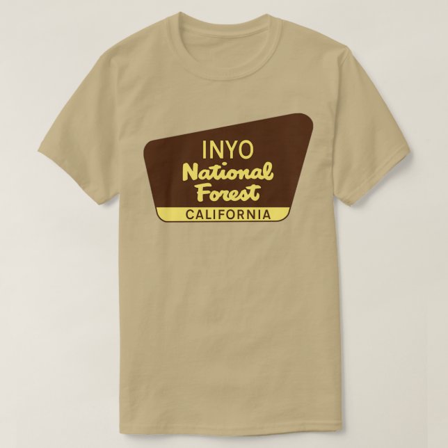 INYO NATIONALER WALD KALIFORNIEN YOSEMITE TODESTAL T-Shirt (Design vorne)