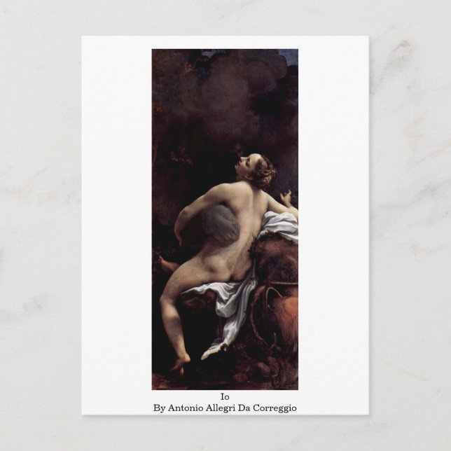 Io by Antonio Allegri Da Correggio Postkarte (Vorderseite)