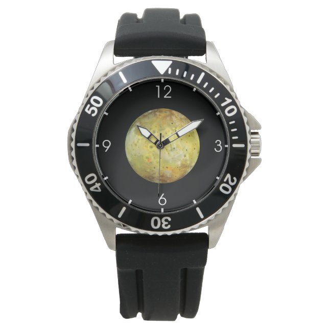 Io (Jupitermond) Armbanduhr (Vorderseite)