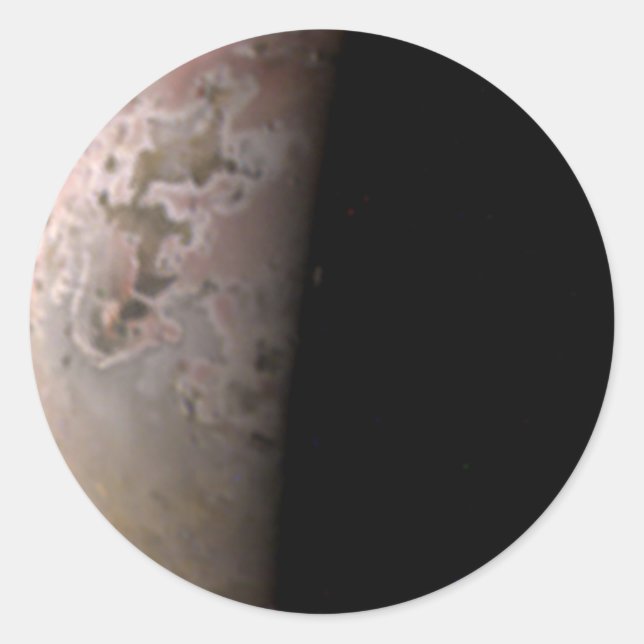 Io Runder Aufkleber (Vorderseite)