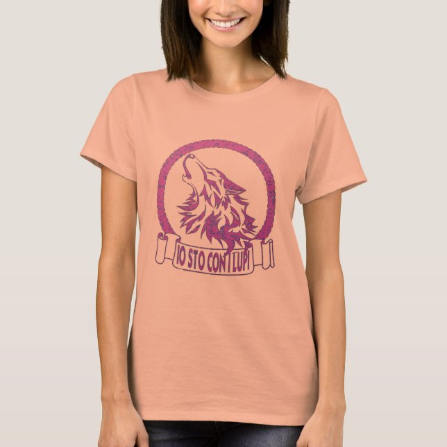 IO STO CON I LUPI T-Shirt (Vorderseite)