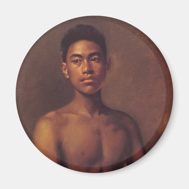 'Iokepa, Hawaiian Fisher Boy' - Magnet (Vorne)