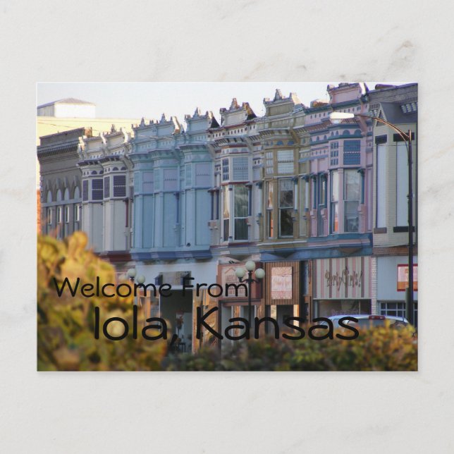 Iola, Kansas Postcard Postkarte (Vorderseite)