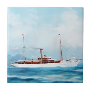 Iolanda Dampfyacht 1909 Fliese