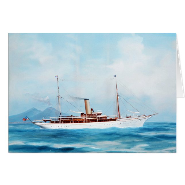 Iolanda Steam Yacht 1909 (Vorderseite (Horizontal))