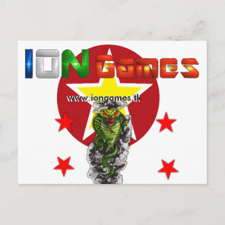 Ion Games Postcard Postkarte