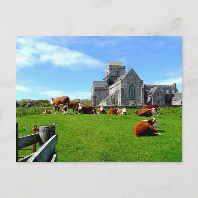 Iona Abbey Postkarte (Vorderseite)