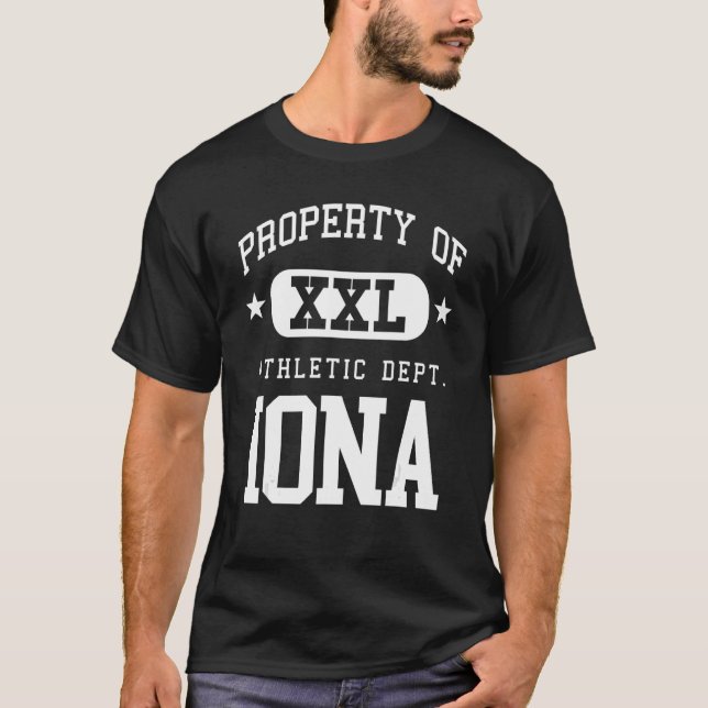 Iona XXL Sporthochschule T-Shirt (Vorderseite)