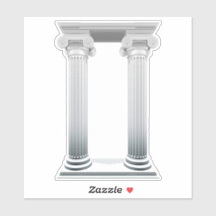 Ionic Columns Sticker