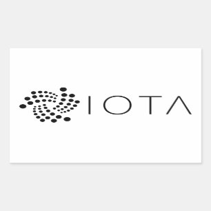Iota-Logo-Rechteck-Aufkleber Rechteckiger Aufkleber