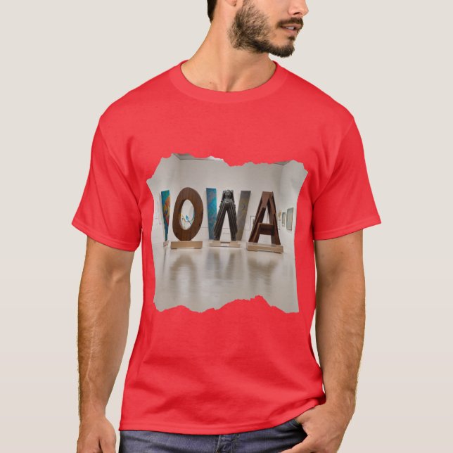 IOWA 24 2 Oversized T-Shirt (Vorderseite)