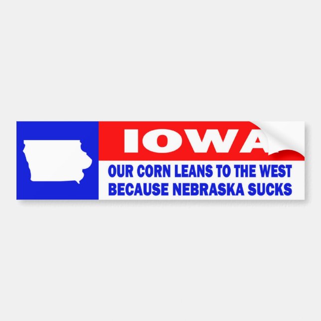 IOWA AUTOAUFKLEBER (Vorne)