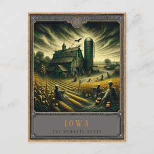 Iowa   Carte postale d'art gothique