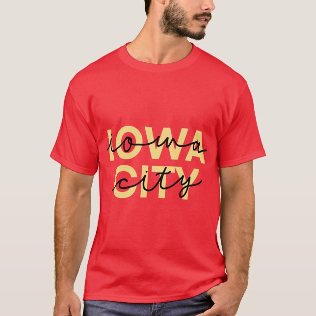 iowa city Oversized 1 T-Shirt (Vorderseite)