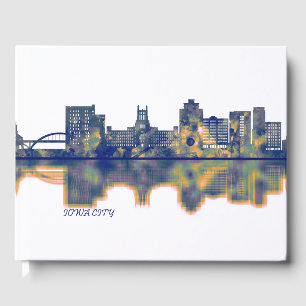 Iowa City Skyline Gästebuch