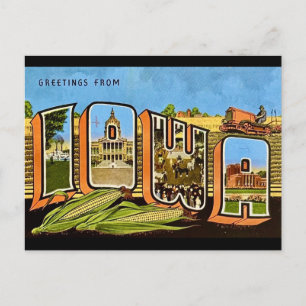 Iowa Corn State Postkarte