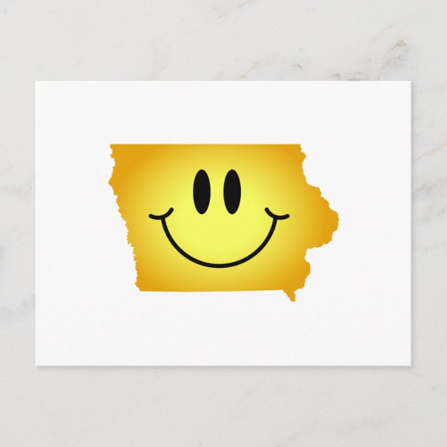 Iowa Face Postkarte (Vorderseite)