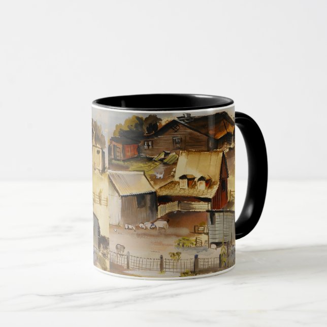 Iowa Farm Ruth Ziegler Farm Life Tasse (VorderseiteRechts)