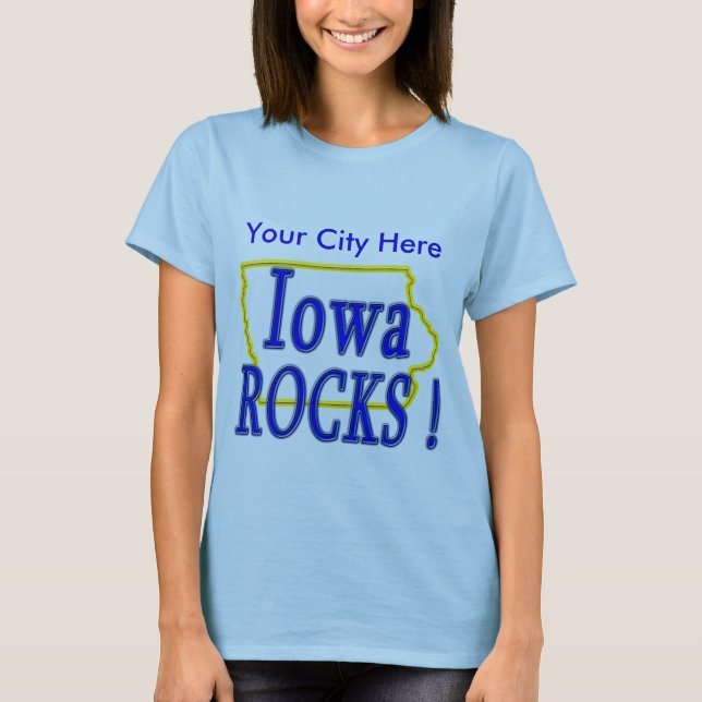 Iowa-Felsen! T-Shirt (Vorderseite)