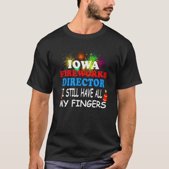 Iowa Fireworks Director T-Shirt (Vorderseite)