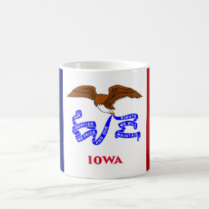 Iowa-Flagge Kaffeetasse