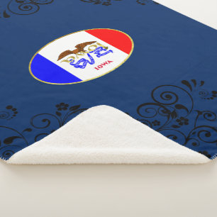 Iowa-Flagge Sherpadecke