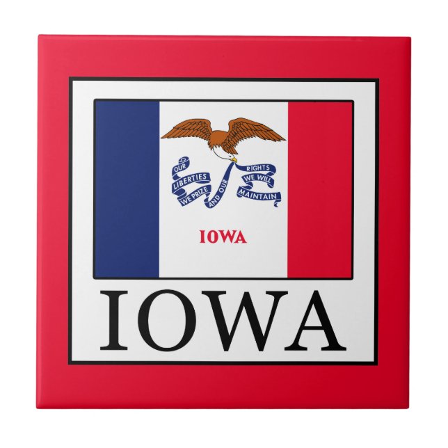 Iowa Fliese (Vorderseite)
