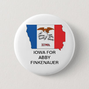 IOWA für ABBY FINKENAUER-SENATE-Taste Button