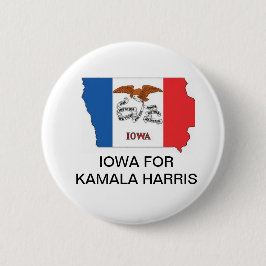 IOWA für Kamala Harris Präsident 2024 Button